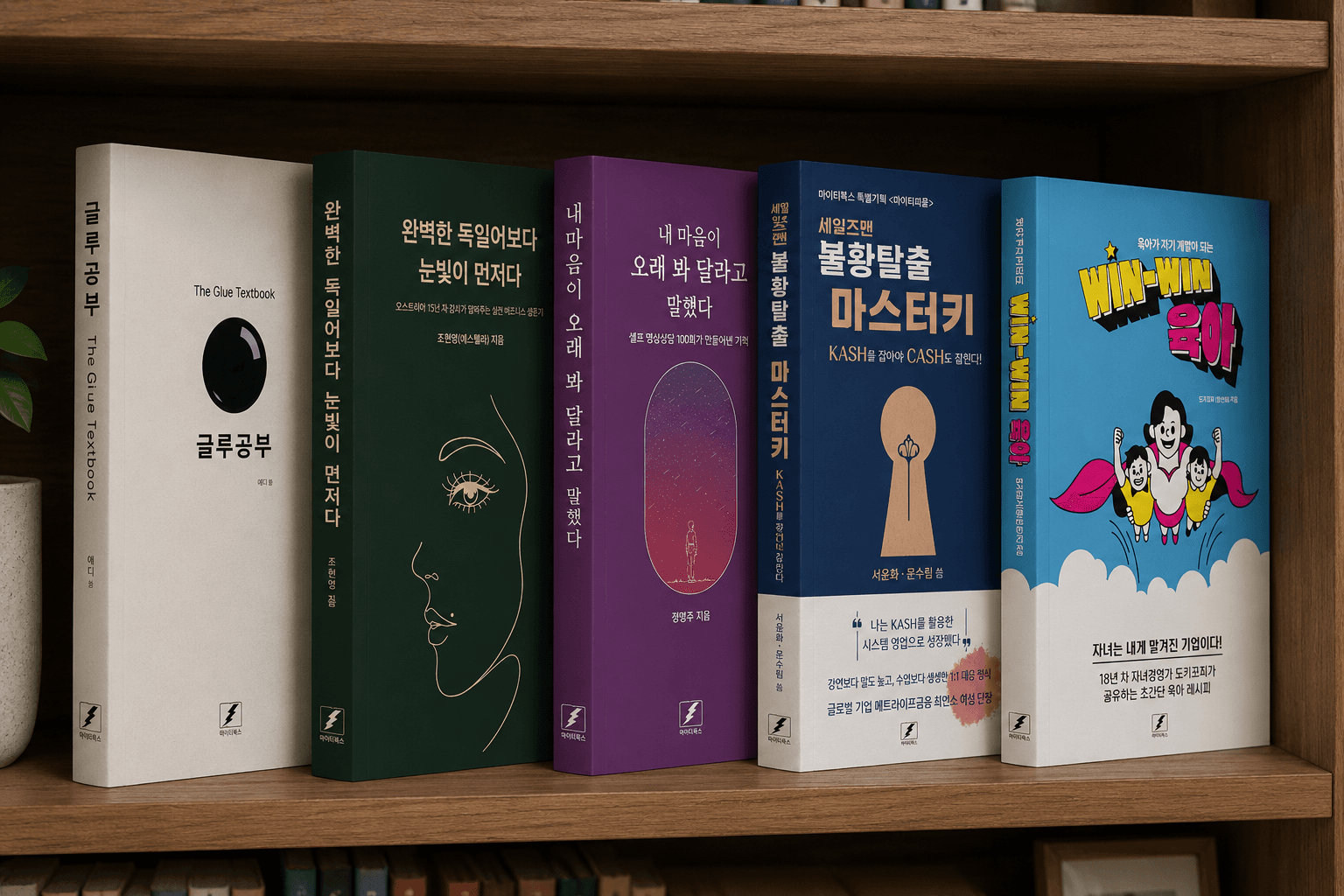 마이티북스가 제작한 전문서적 전문가 브랜딩 도서 실용서와 교재